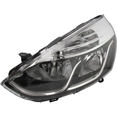 1 Phare principal, H7/H1, Chromé, Gauche, Pour Renault Clio IV