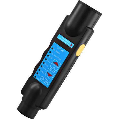 Testeur de Feux Remorque 13 Broches 12 V - Indicateur de Défaillances pour Voitures, Caravanes et Camping-cars