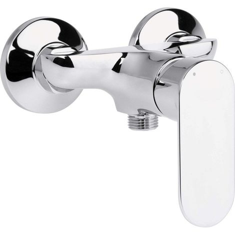 Miscelatore doccia montaggio a parete 10cm in ottone finitura cromo - Montain