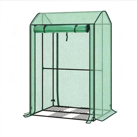 Balkon-Gewächshaus 100 x 83 x 150 cm aus PE 140 g/m² mit Stahlrahmen (1/4)