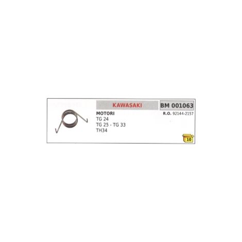 Molla saltarello avviamento KAWASAKI decespugliatore TG24 - TG25  92144-2157