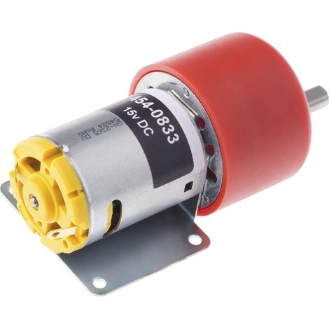 Motoréducteur CC RS PRO, 12 V c.c., 7,92 W, 233 tr/min., dia. de l'arbre 6mm ( Prix pour 1 ) (1/2)