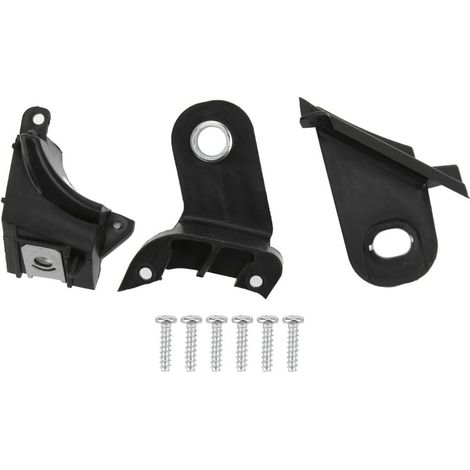 ABS & Metal Left Passenger Side Left Bracket 51816682, Headlight Support Kit Accessory Replacement, Fitted for 500, Easy to Use with Application Scope. (1/4)