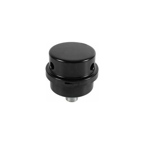 Silencieux d'admission pour compresseur à air sans huile – Filtre métallique noir fileté 3/8″ (16 mm) – Pièce de remplacement silencieuse (1/5)