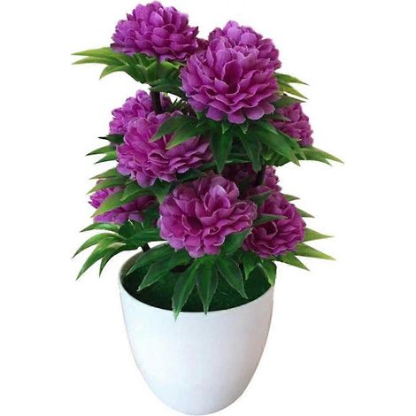Décoration d'intérieur Yousheng, 1 chrysanthème artificiel floralviolet (1/5)