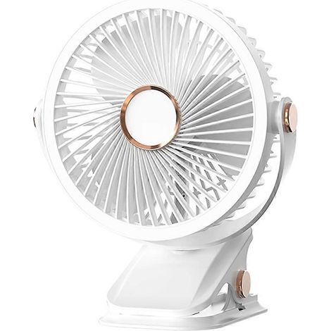 USB-wiederaufladbarer Mini-Tischventilator mit Clip-Befestigung, tragbar, für Studentenwohnheime, A--