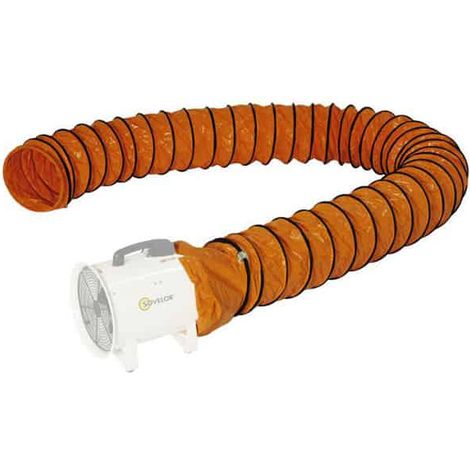 Gaine VMC souple 300 mm – Longueur 12 m – Compatible ventilateurs Sovelor – Pour espaces confinés (1/2)