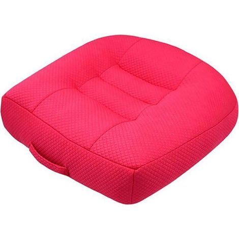 Housse de siège/rehausseur de siège voiture,40x40 chaise de bureau coussin de siège orthopédique ergonomique(rose)