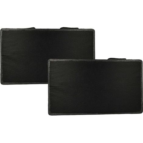 vhbw 2x filtro a carboni attivi sostituisce Miele DKF-8, DKF8, 5182192, 4002514270456, 5182190, 5182191 per cappe aspiranti - 40 x 23,5 x 3 cm