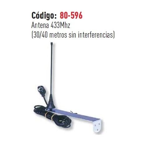Antena 433Mhz (30/40 metros sin interferencias) MOTROGATE AUTOMATION 80-596