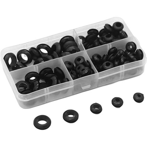 mit 105 Gummi Kabeldichtungen Sortiment Kabelschutz