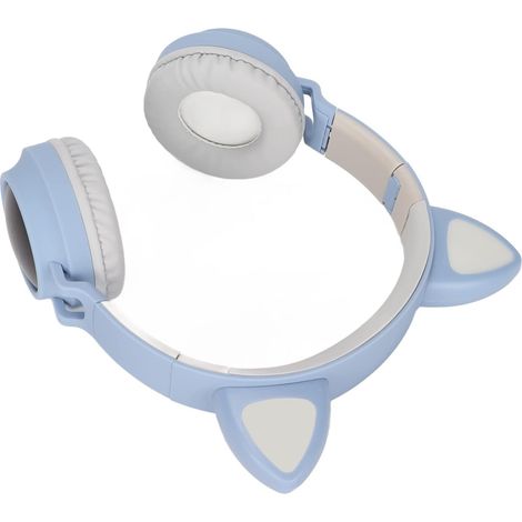 Casque de jeu oreilles chat, basses profondes, lumière LED (1/5)