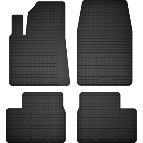 Gummifußmatten, 4er-Set, universell passend für: Peugeot 208 I Schrägheck (2012-2019)