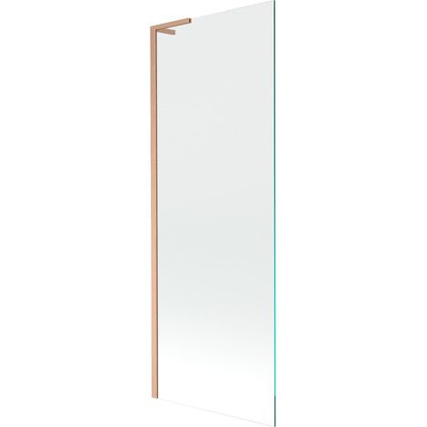 Mexen Next L Badewannen-Faltwand 1-flügelig 70 x 150 cm, transparent, gebürstetes Kupfer - 895-070-000-03-00-65 (1/5)