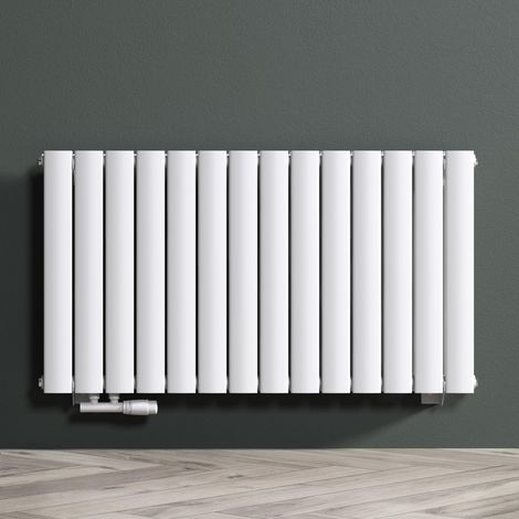 Mai & Mai Radiateur à Eau Chaude Mural Chauffage Central 60x108 cm Radiateur Blanc Vertical en Acier Double Couche FV (1/5)