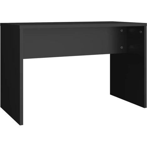 Tabouret de toilette Noir 70x35x45 cm Bois d'ingénierie (1/5)