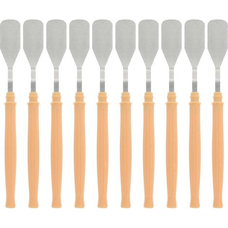 10 grattoirs à peinture, outils de mélange de couleurs pour les beaux-arts-16.5X1.8X1.8CM (1/3)
