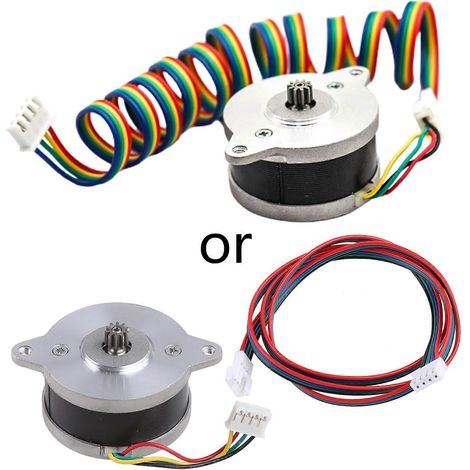 Zweiphasiger 4-adriger Schrittmotor NEMA14 36BYGH 36 mm, 30.000 Stunden Lebensdauer, 70 cm Kabel