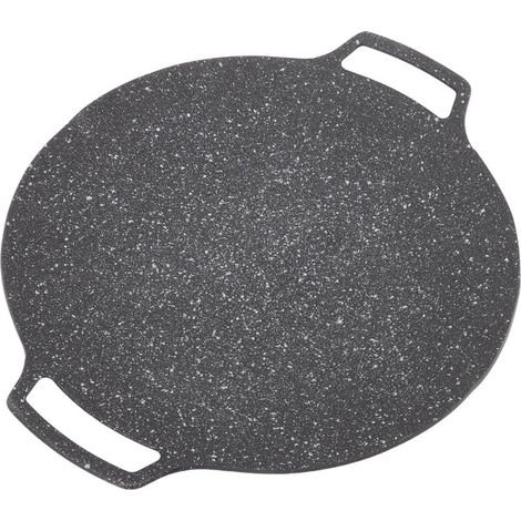 Runder koreanischer BBQ-Grill, Kochplatten, Küchenutensilien, Grillpfanne für den Herd, runde Bratpfanne, koreanischer BBQ-Teller, Utensilien (Gastyp 30 cm) (1/5)