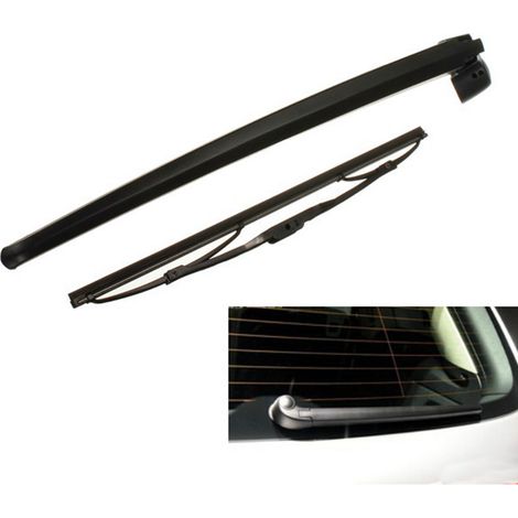 Windscreen Wiper Arm Blades Rear windscreen flat blade for Audi A3 8P 03-08 BLACK (1/4)
