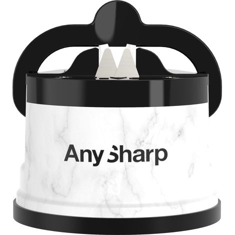 Aiguiseur de Couteaux, Sécurité Mains Libres, Ventouse PowerGrip, Aiguise en Toute Sécurité Tous les Couteaux de Cuisine, Idéal pour l'Acier Trempé (1/5)