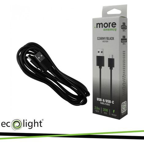 CAVO USB-A/USB-C NERO 2MT