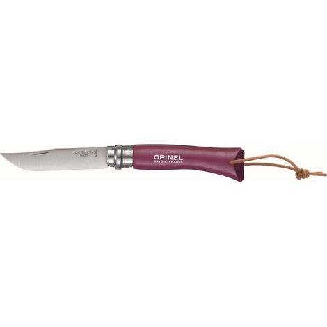 Opinel AVVENTURIERO Viola N.7 - Coltello Pieghevole Lama 8cm in Acciaio Inox con Bloccaggio