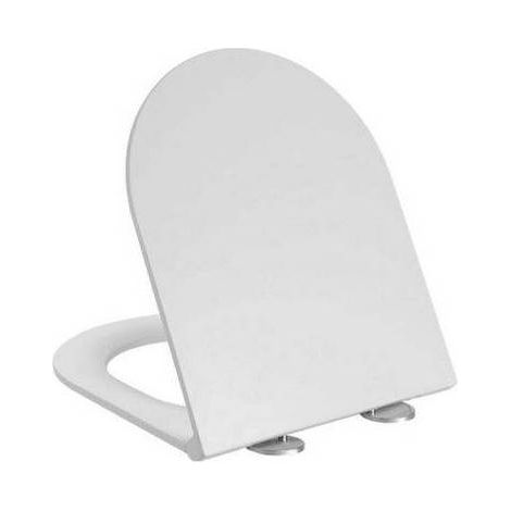 Sedile WC serie Vortexia in termoindurente. Con sgancio rapido e soft close. Cerniere in acciaio inox 304.(DianFlex)
