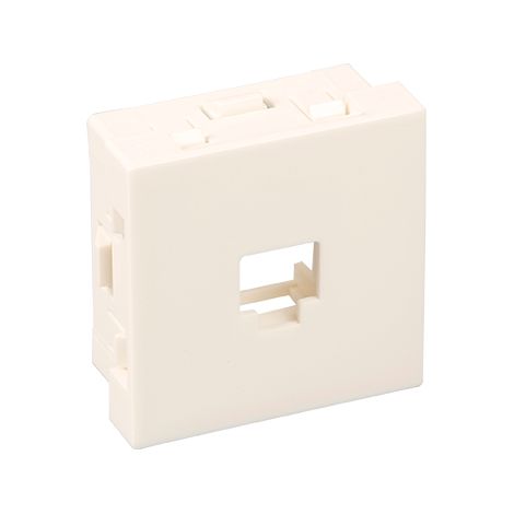 Soporte RJ45 Keystone™ blanco 45x45