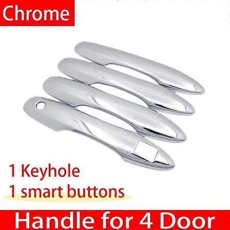 Accessoires de porte pour Toyota Corolla Cross XG10 2022 (2020-2022) : poignée de porte chromée, protection extérieure, 1 bouton intelligent (1/5)