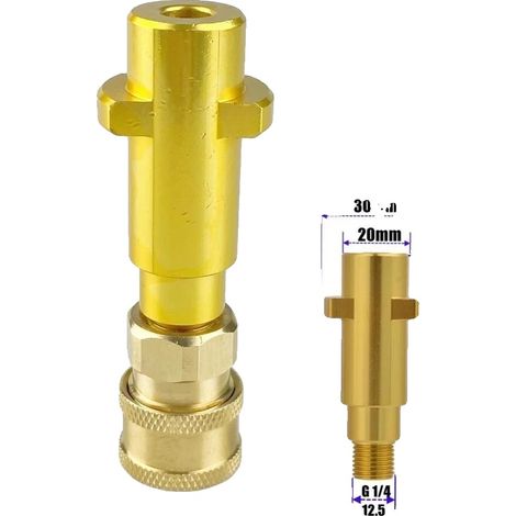 "outputtitle": "Connecteur de nettoyeur haute pression, connexion rapide 1/4", "adaptateur baïonnette , A (1/2)