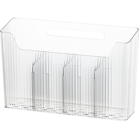 Boîte de rangement murale adhésive, organisateur d'animaux de grande capacité sans perçage pour cuisine salle de bains (1/5)
