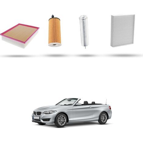 Kit Tagliando 4 filtri compatibile con Bmw Serie 2 (F23,F22,F87) 225d 160kw dal 2014 (1/5)