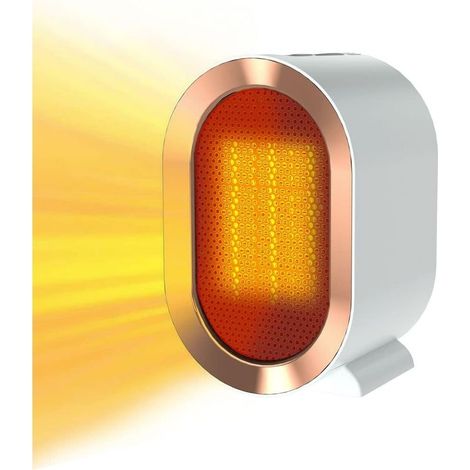 Radiateur soufflant, Chauffage Electrique Economique, Chauffage Soufflant Ceramique PTC 1200 W, Radiateur Electrique Mobile, Radiateur Soufflant, Protection Multiple,Thermostat de Sécurité,Poignée arr (1/5)