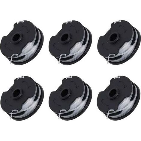 Pair Lot de 6 bobines de rechange pour débroussailleuse sans fil Parkside PRTA 20-Li C3 IAN351753 (1/5)