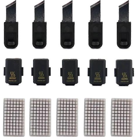 Silikonhülle und Silikonabstreifer für QIDI Q2 Schneidklinge Hotend für QIDI Q2 Düse 3D-Drucker Zubehör()