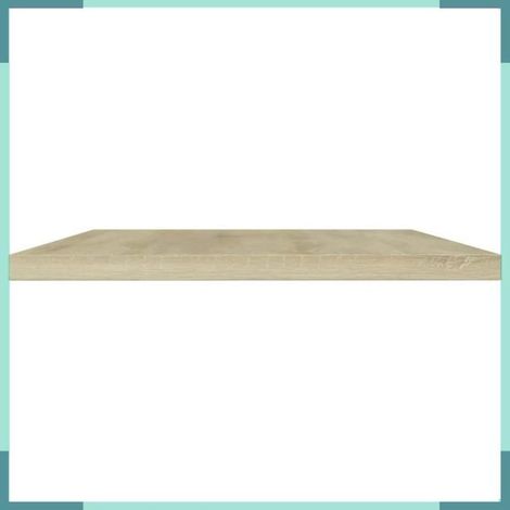 805224 Panneau de bibliothèque 4pcs Chêne sonoma 60x20x1,5cm Aggloméré (1/4)