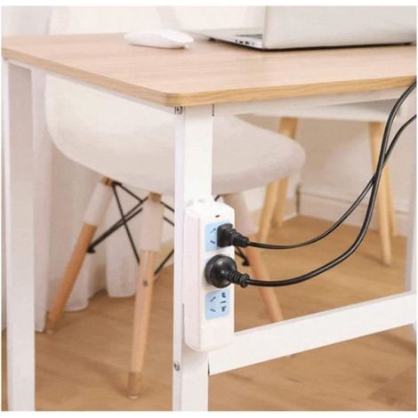 Support Mural Multiprise - Adhésif Sans Poinçon - Pour Mur Carrelé Verre Bois - 4 Pièces (1/4)