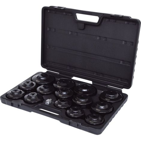 KS Tools 3/8 Ölfilterschlüssel-Satz, 15-tlg