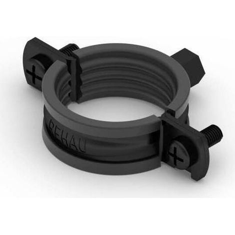 REHAU RAUCLAMP FIX schallopt. Festschelle DN 50, M8, Schraubverschluss, 11270081001 (1/2)