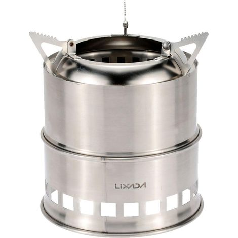 Lixada – leichter und tragbarer Edelstahl-Spirituskocher für Outdoor-Küche und Picknicks.