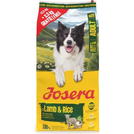 Josera Agnello e Riso per Adulti 12,5 kg 2,5 kg