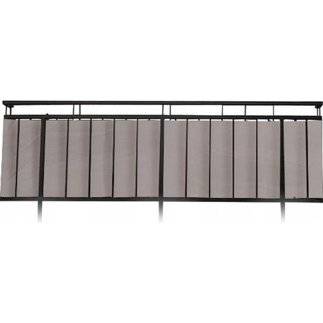 Z3719 COPERTURA BALCONE poliestere 445x76 cm grigio chiaro (1/5)
