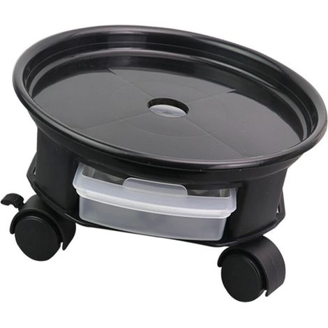 Soporte cuadrado para plantas, con ruedas de metal, apto para uso en interiores - 2 (1/2)