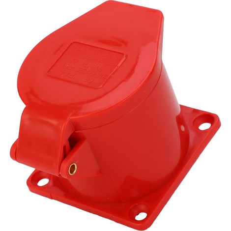 Prise industrielle triphasée 32 A IP44 3P+T étanche à l'eau et à la poussière AC380V/415V (1/5)