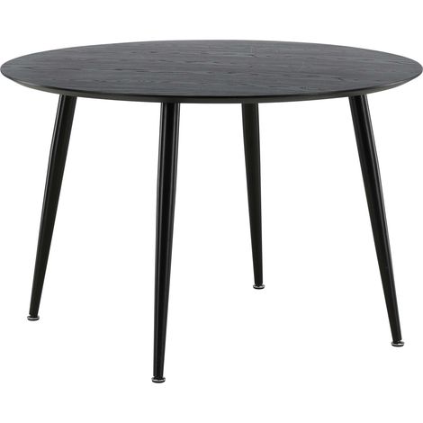 Table ronde 115cm MDF et acier Dipp (1/4)