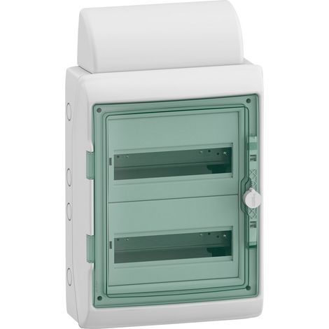 Schneider Electric 13433DE Mureva Feuchtraumverteiler Aufputz Anzahl Teilungen = 24 Anzahl Reihen =