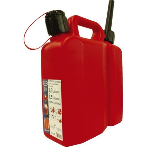 Jerrican Double Stockage Carburant Et Huile Séparé - Générique