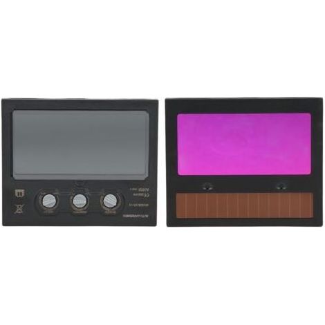 Écran de Masque de Soudure - Lentille LCD à Assombrissement Automatique Solaire - Petite Plaque de Réglage - Pièce de Rechange (1/5)