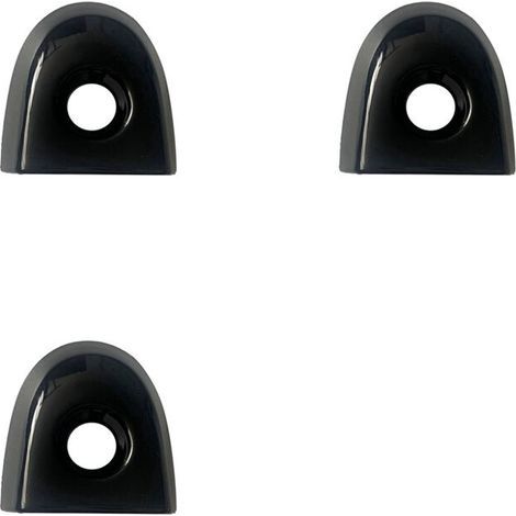 Convient pour 3 caches de serrure de porte de voiture avec trous de serrure, pour Nissan Juke et Nissan Micra côté conducteur 806441KK0D accessoires de voiture, noir. (1/2)